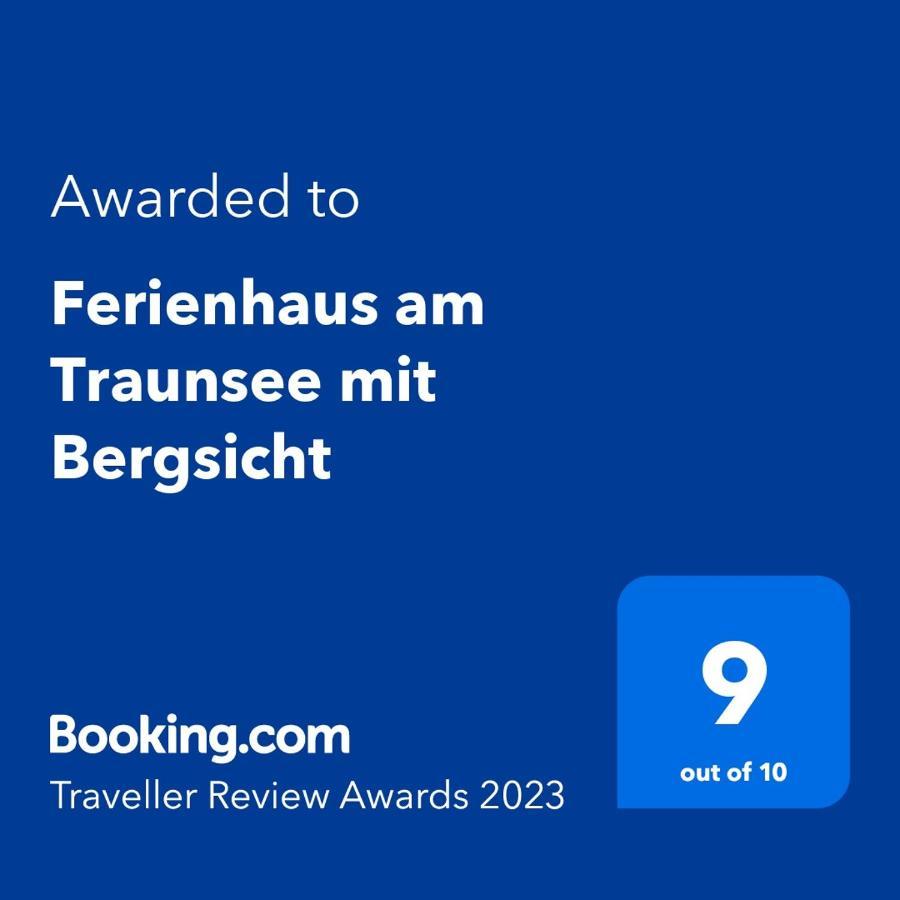 Ferienhaus Am Traunsee Mit Bergsicht เทราน์เคอร์เคน ภายนอก รูปภาพ